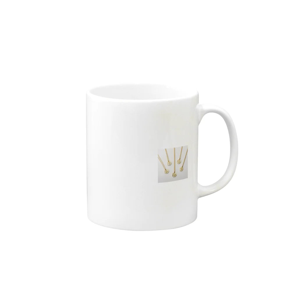 tollizowの星座ネックレス レディース ペンダント ネーム 名前 刻印 ネックレス ゴールド Mug :right side of the handle