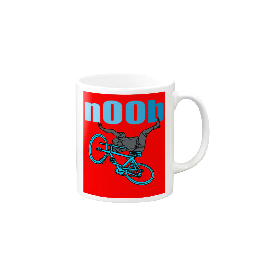 komgikogikoのnoob(ヘッタクソ) Mug :right side of the handle