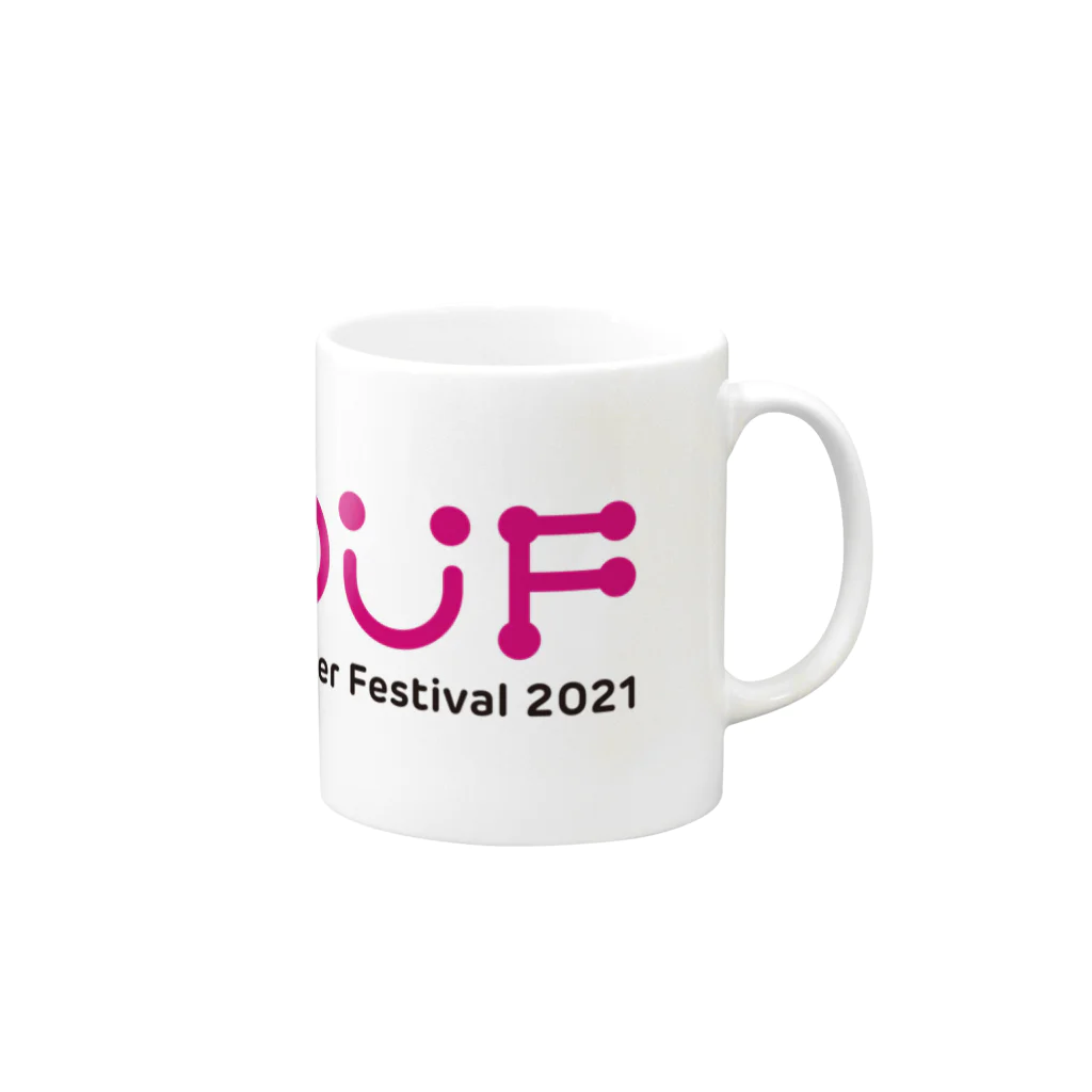 XDUG SHOPのXDUFes2021-Design-C Mug :right side of the handle