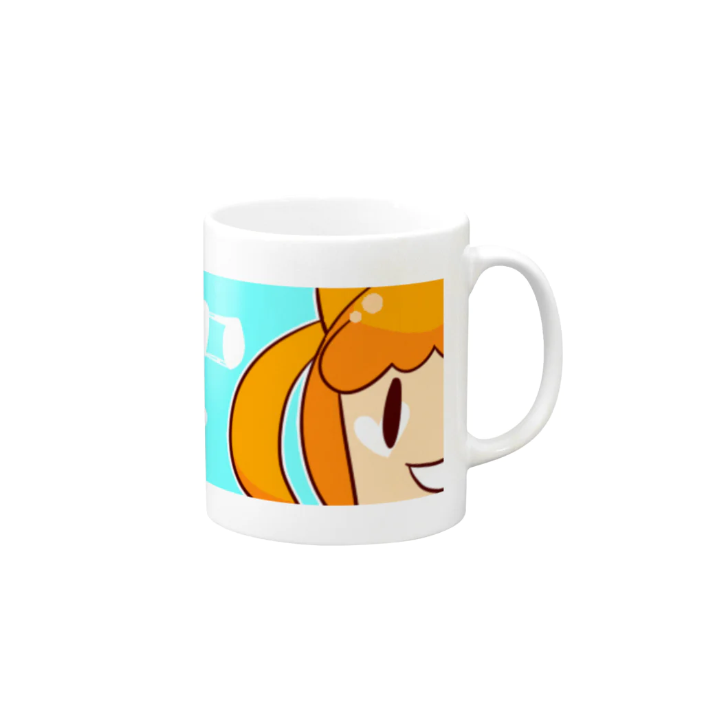 マイクロメイト[公式]ぬここのマイクロメイト作業用 Mug :right side of the handle