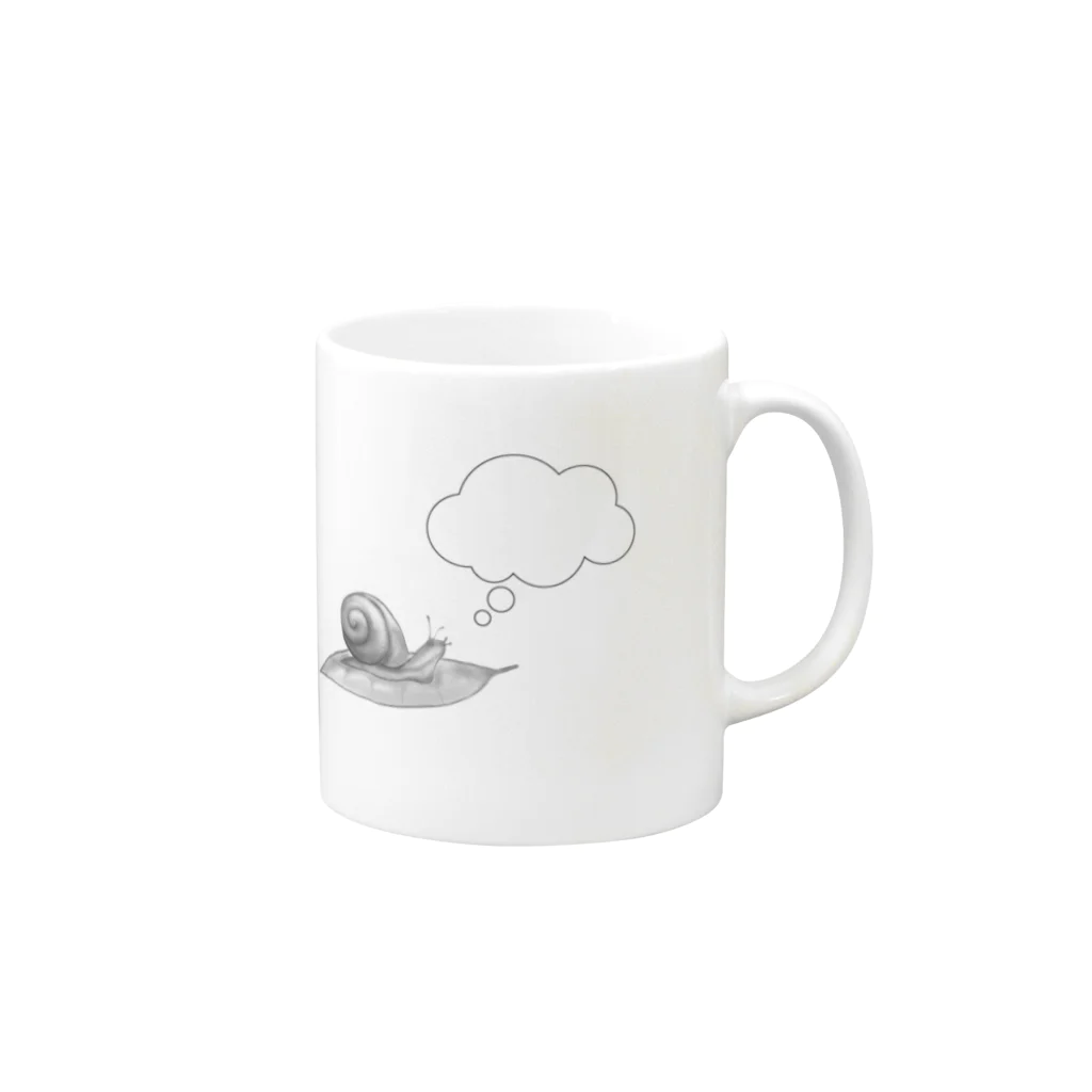 グィチャン広場のカタツムリ(字なし) Mug :right side of the handle