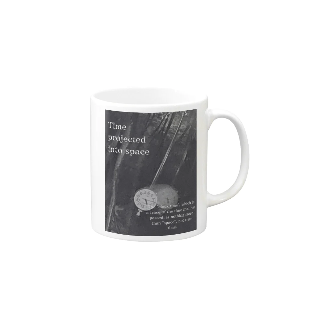 全米が泣いたPARC150のマグカップの時計と時間 Mug :right side of the handle
