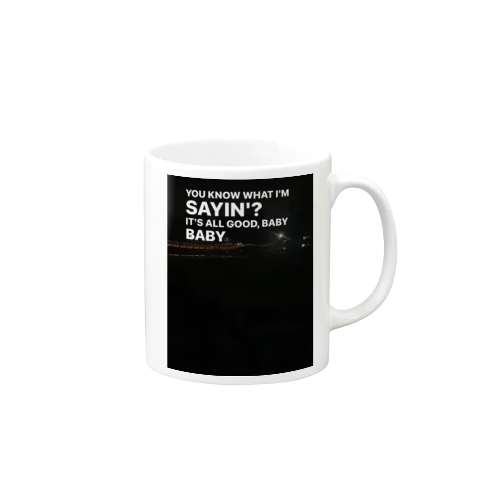 全米が泣いたPARC150のマグカップのSAYIN'? Mug :right side of the handle