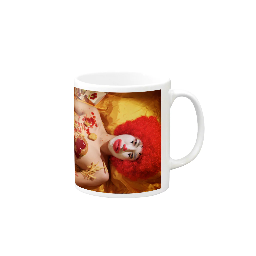 zakroのfastfood  Mug :right side of the handle