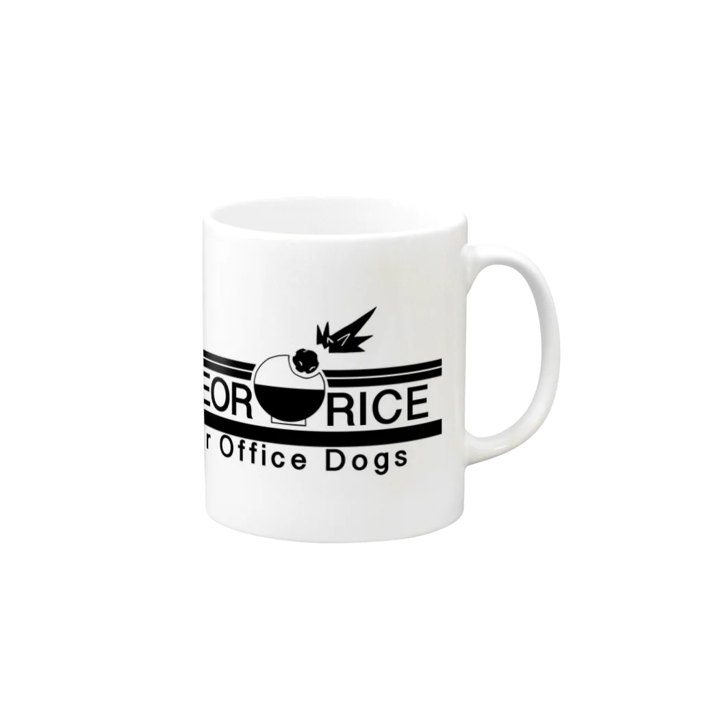 meteorriceのメテオライス ロゴグッズ Mug :right side of the handle