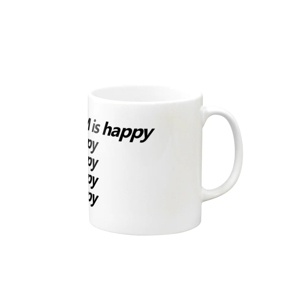 FXXKIN79のMRTMishappyシリーズ Mug :right side of the handle