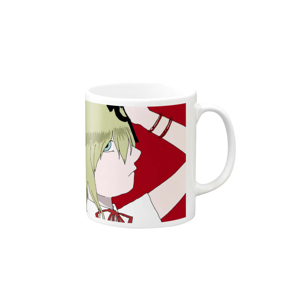 株式会社スガノワークスの大人なっち Mug :right side of the handle