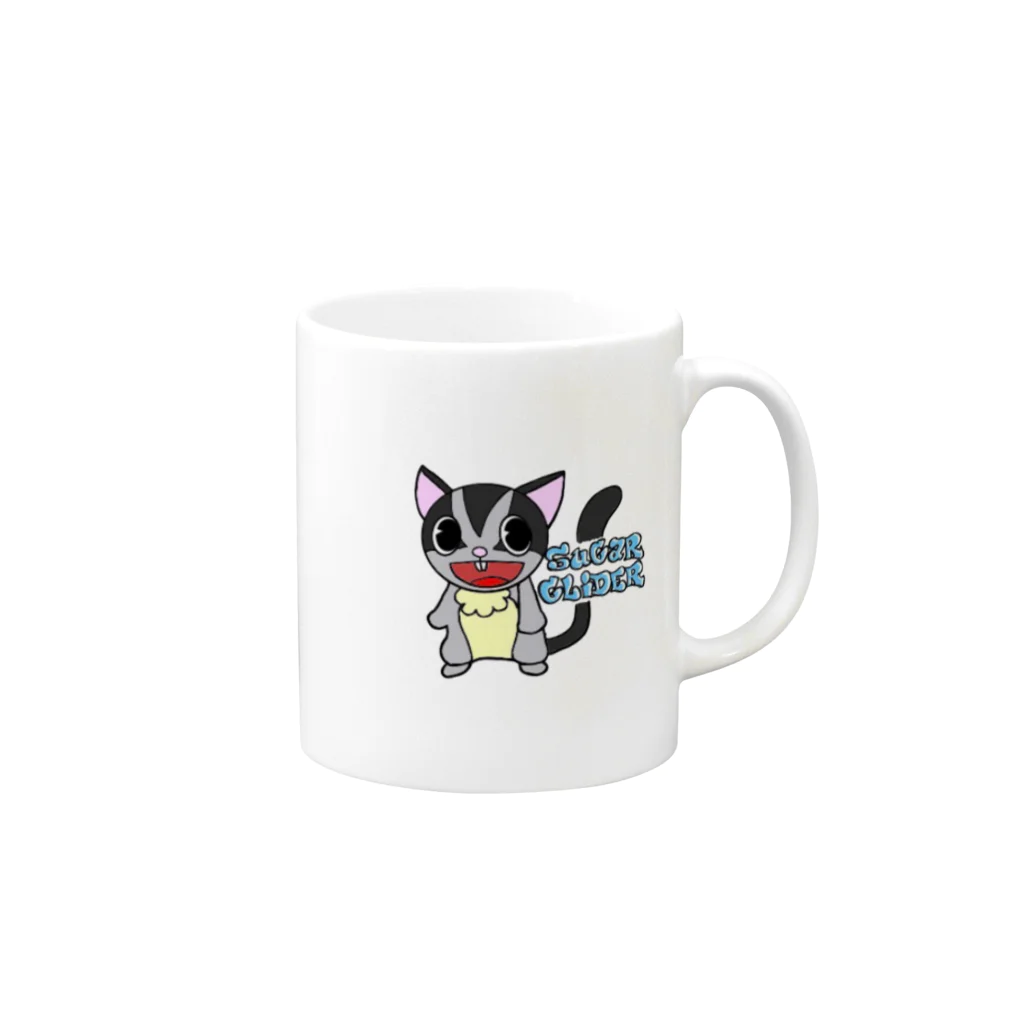 Sugar gliderのSugar glider Mug :right side of the handle