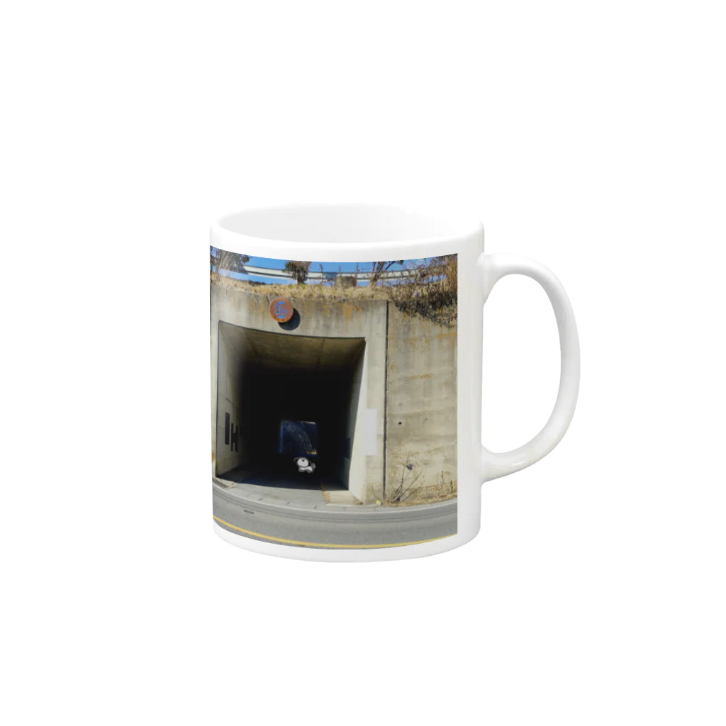 しじみの待っているいぬ Mug :right side of the handle