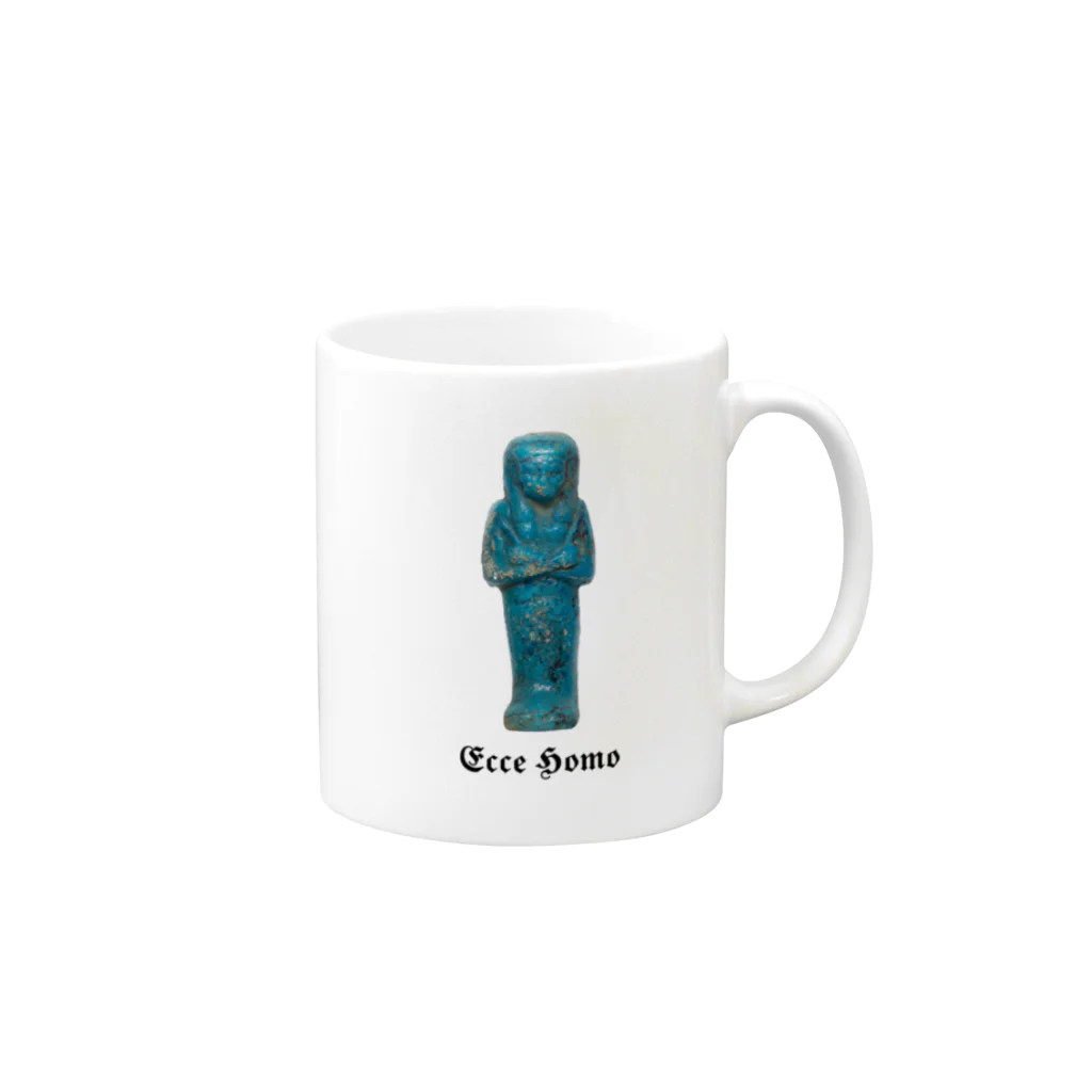 Noon Moon.のEcce Homo Mug :right side of the handle