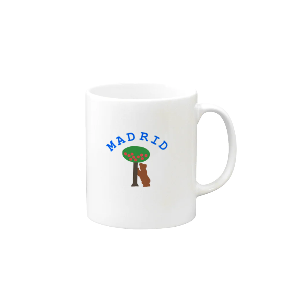 ラクガキ工房のマドリード Mug :right side of the handle