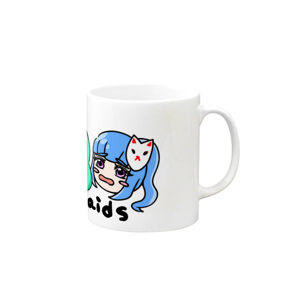 CryptoMaids❄️YukiのCryptoMaidsAdmins Mug :right side of the handle