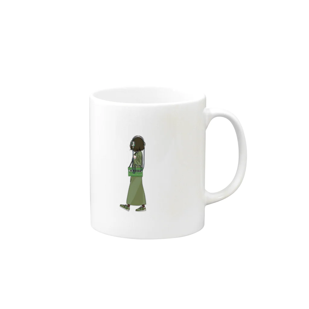 エフェクター少女のLINE6 DL4 Mug :right side of the handle