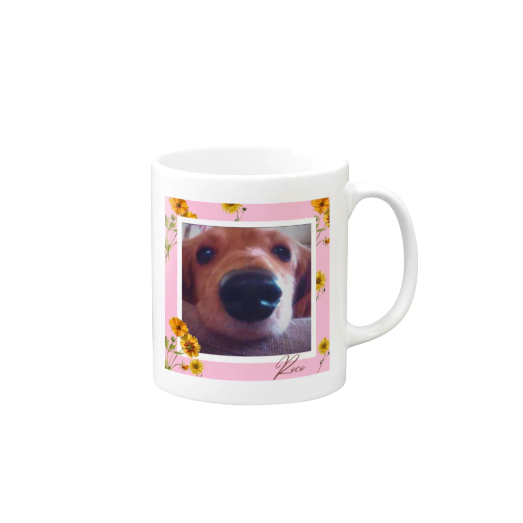 miyu13taylorのロコ Mug :right side of the handle