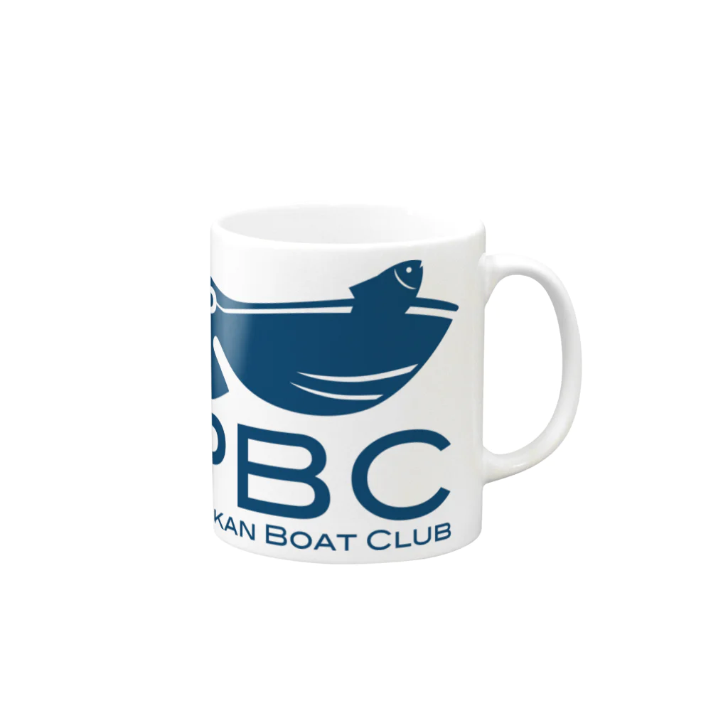 PelikanShopのPBCロゴ goods Mug :right side of the handle