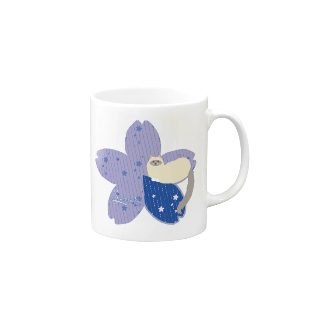 frmeowのSakura[Blue-Ragdoll] Mug :right side of the handle