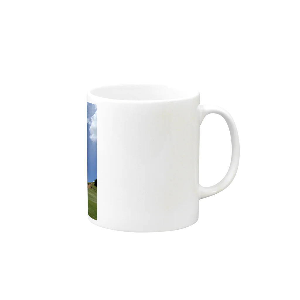 origami951の晴れ晴れ景色 Mug :right side of the handle