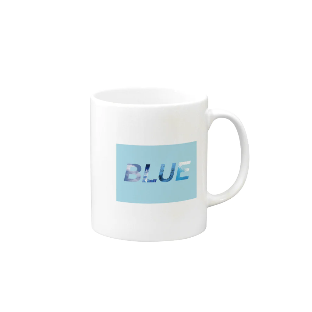 ほの*のＢＬＵＥ Mug :right side of the handle