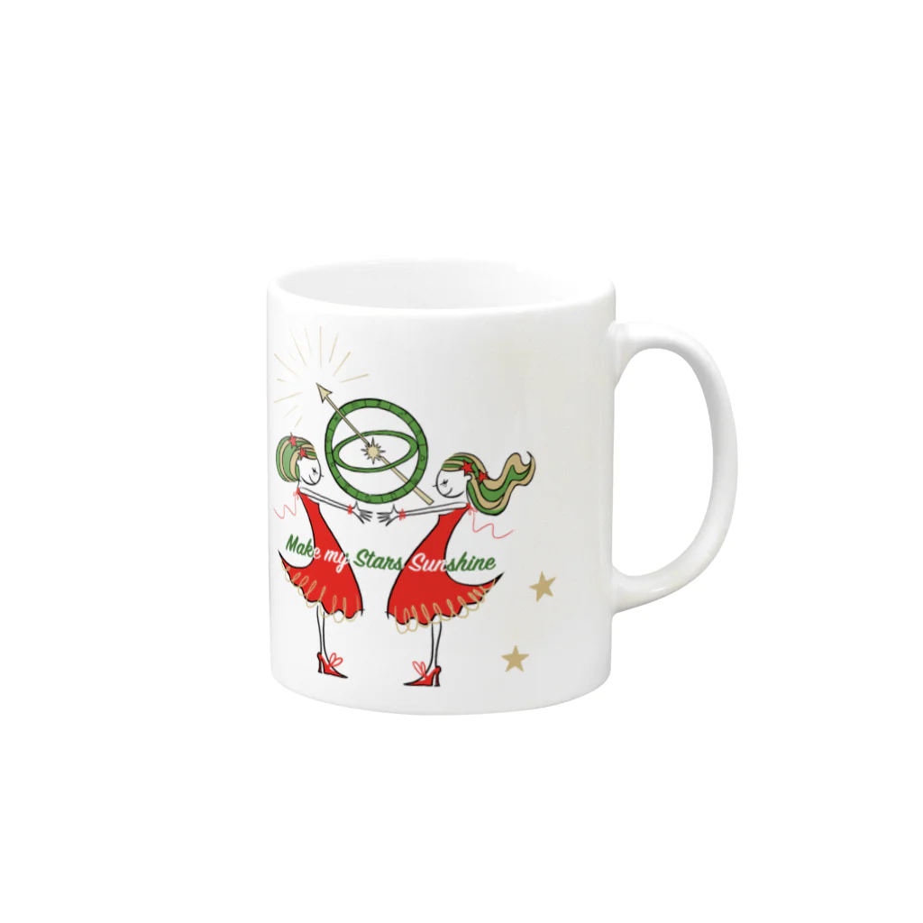 HILOMIOのHolly×horoscope Mug :right side of the handle