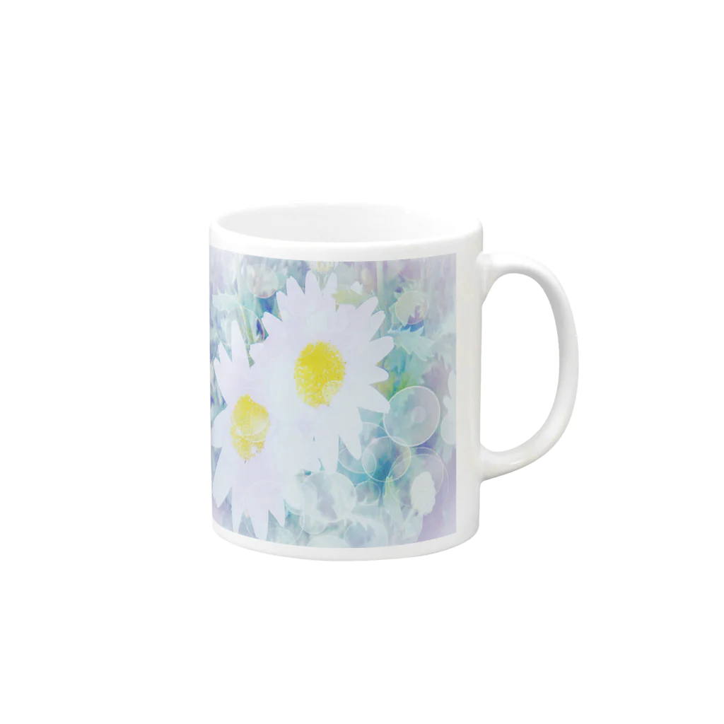 フォトジェニックガーデンの恋するFloWer-d Mug :right side of the handle