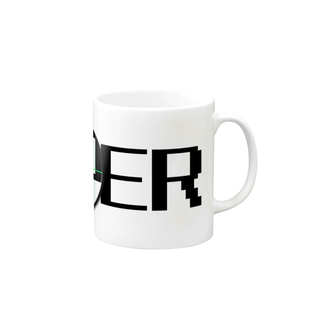 Ａ’ｚｗｏｒｋＳのSNIPER(英字＋１シリーズ) Mug :right side of the handle