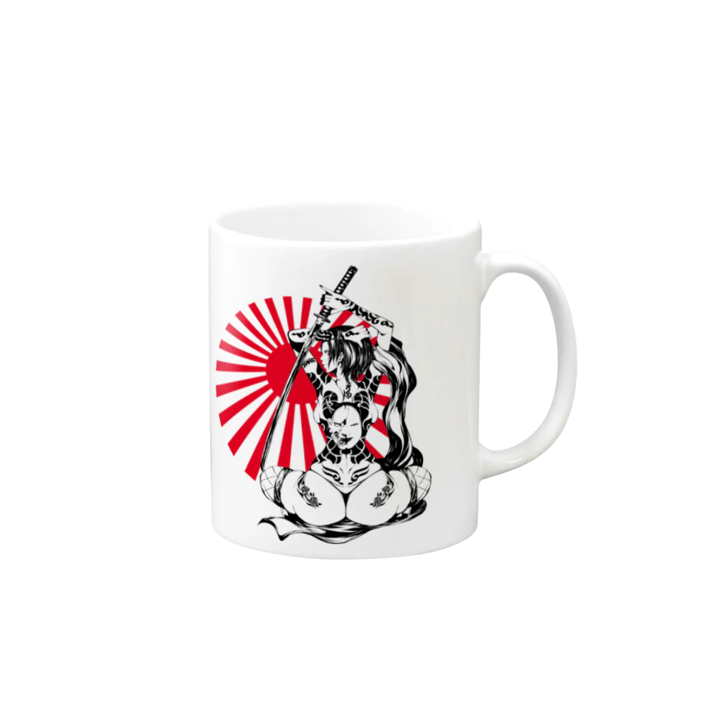 山田サトシの店の姉御 Mug :right side of the handle