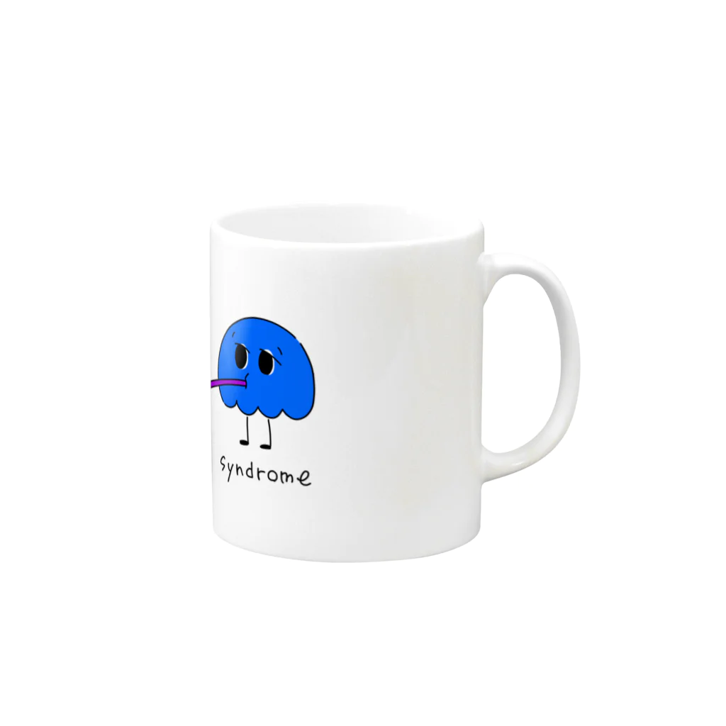 ΦBooのごくごく(ΦBoo) Mug :right side of the handle