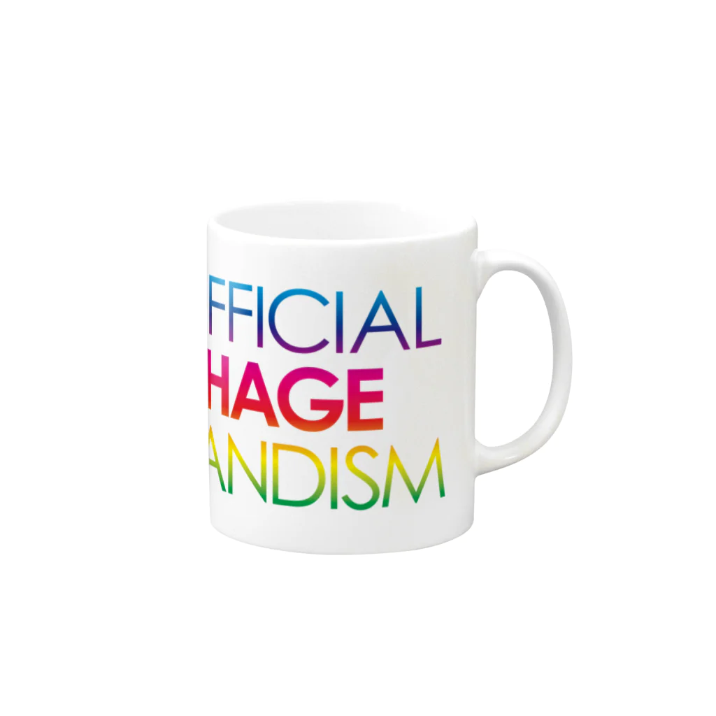 [9T.] ninetee.のOfficial禿男dism Mug :right side of the handle