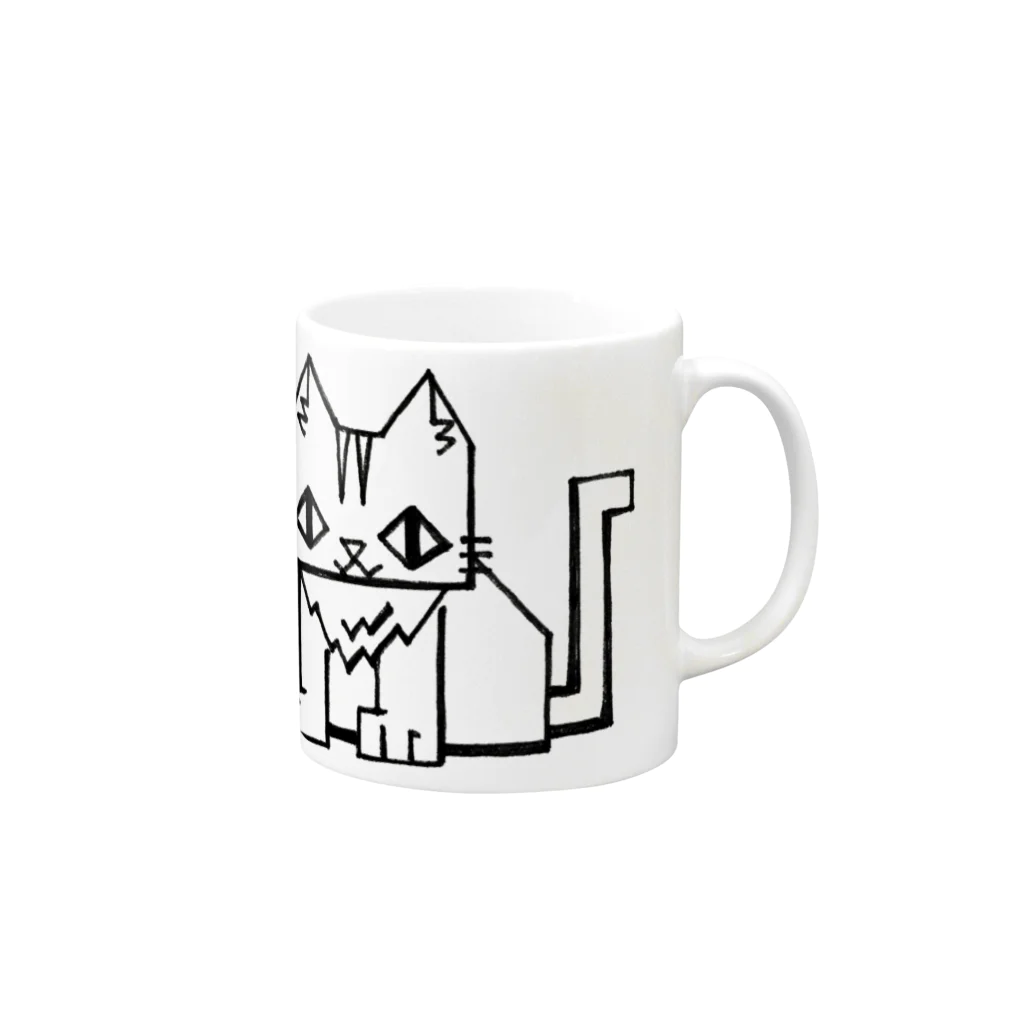 みあおのカクニャー Mug :right side of the handle