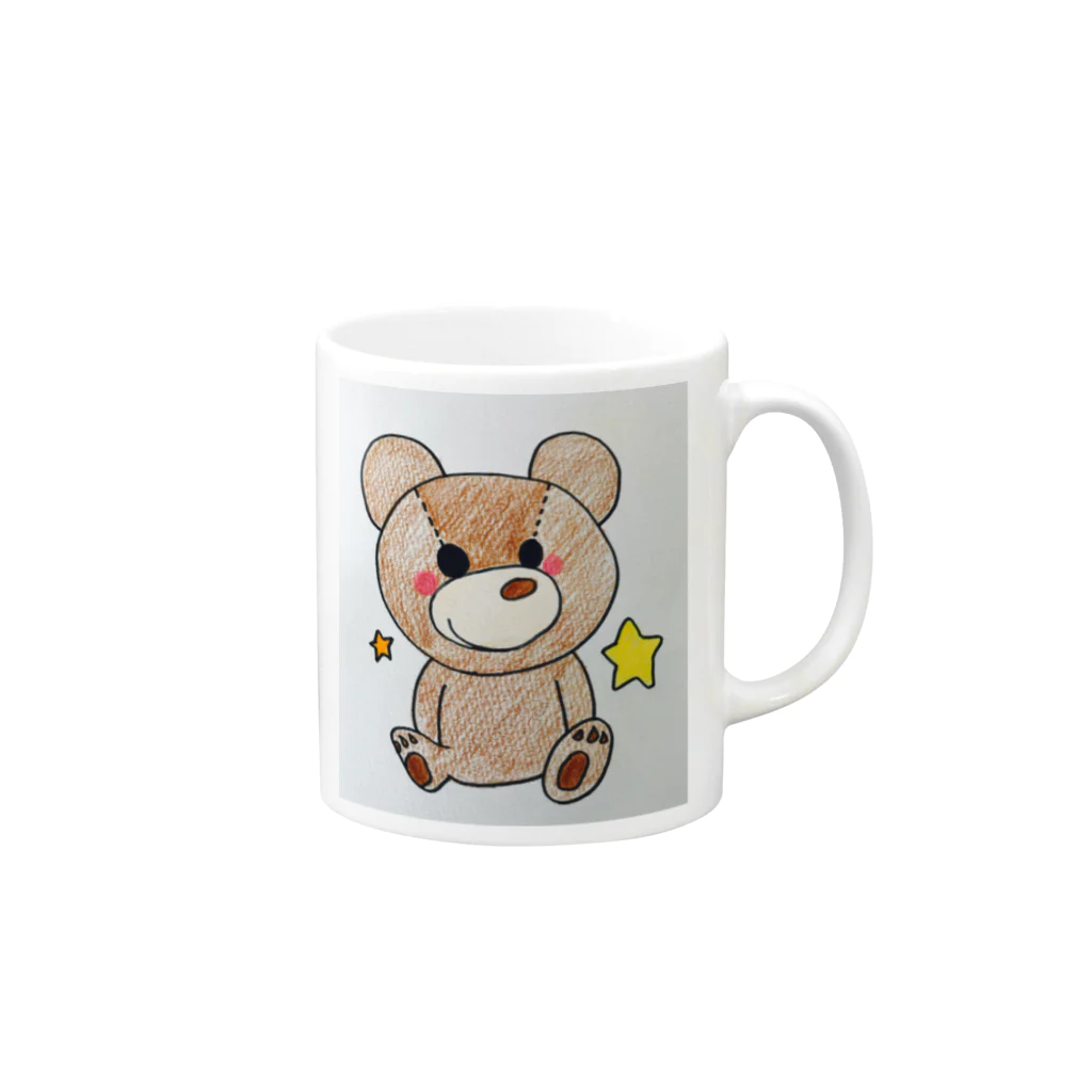 -PAGE-のクマのゴンたろー Mug :right side of the handle