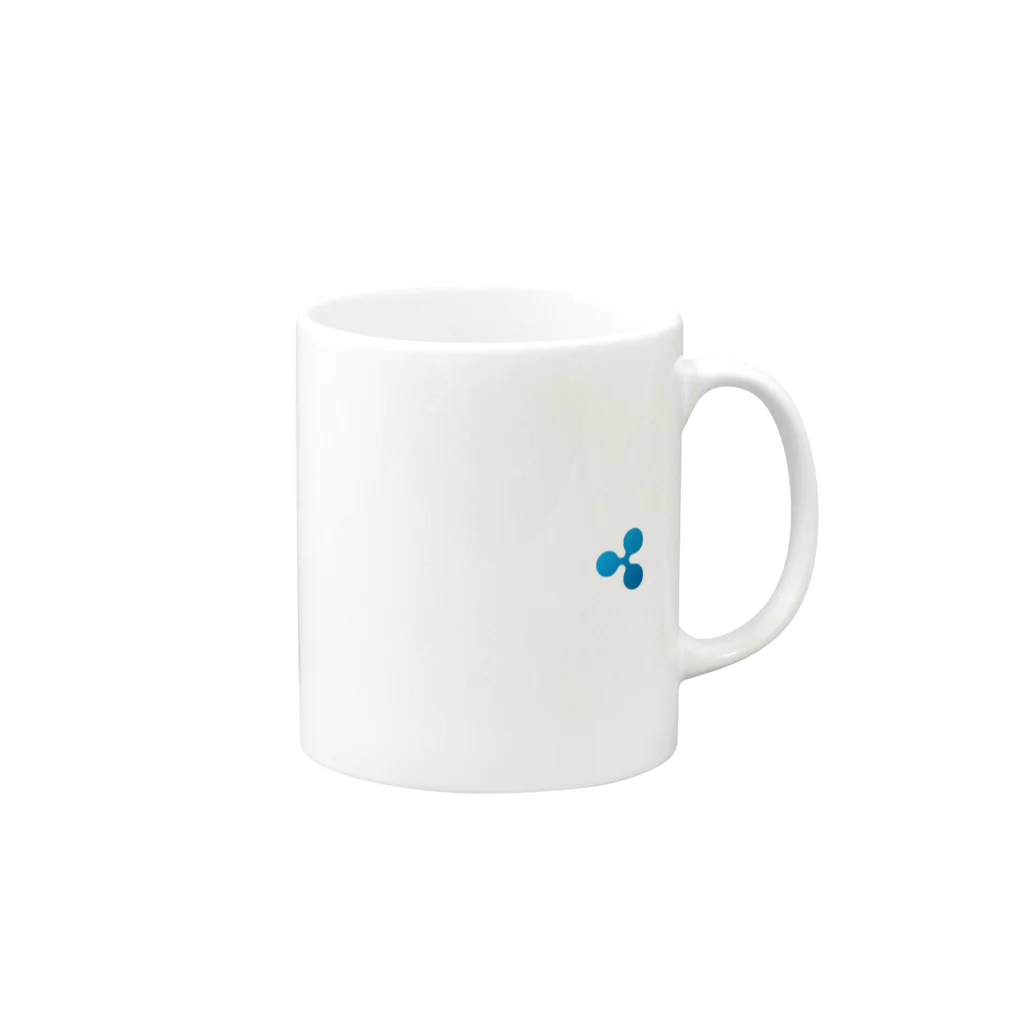 HOLYのone point ripple Mug :right side of the handle