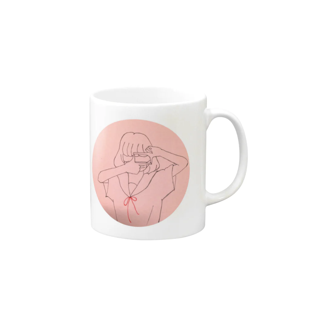 ｔａｍｕｍｉのけしき Mug :right side of the handle