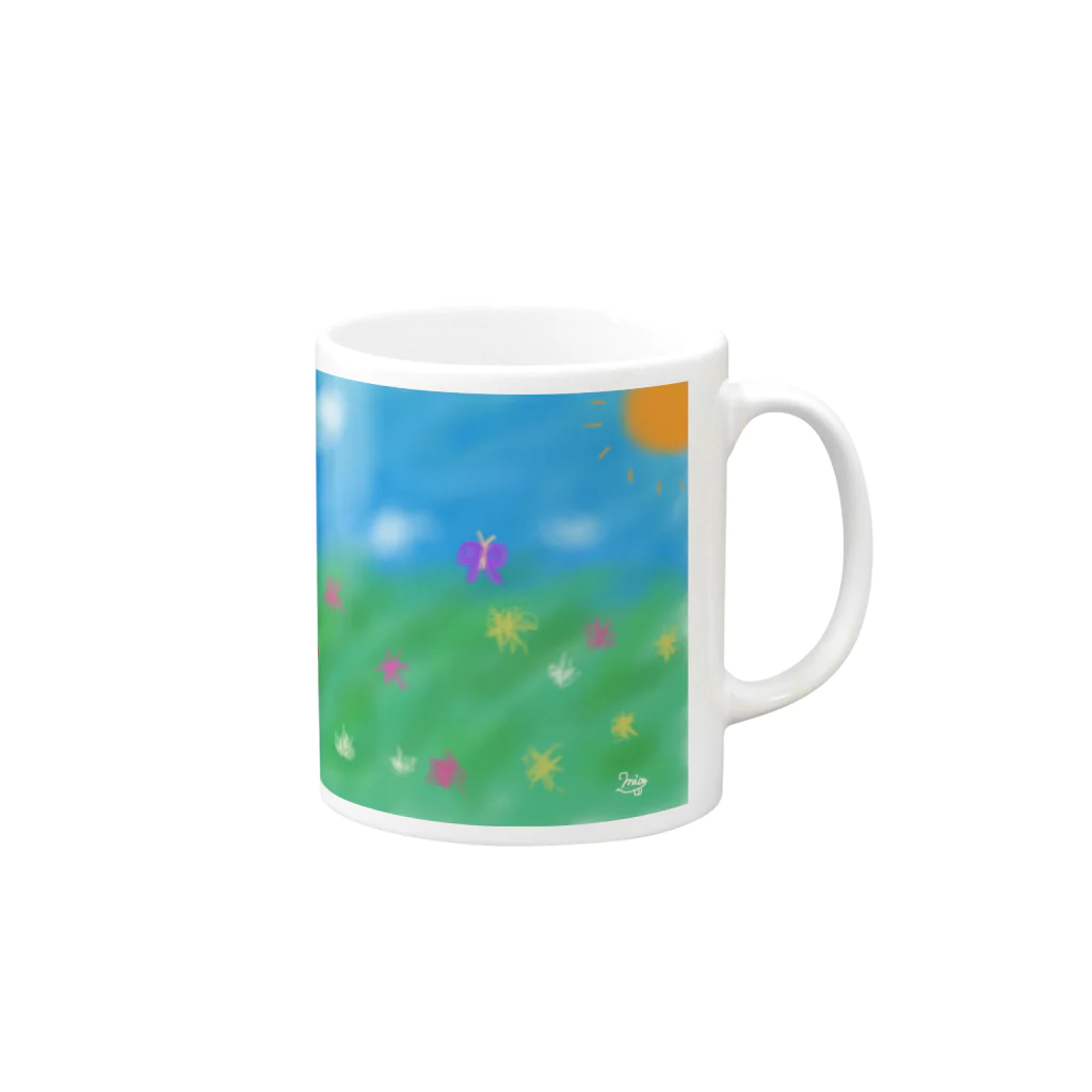 from mia.s2のゴールデンタイム Mug :right side of the handle