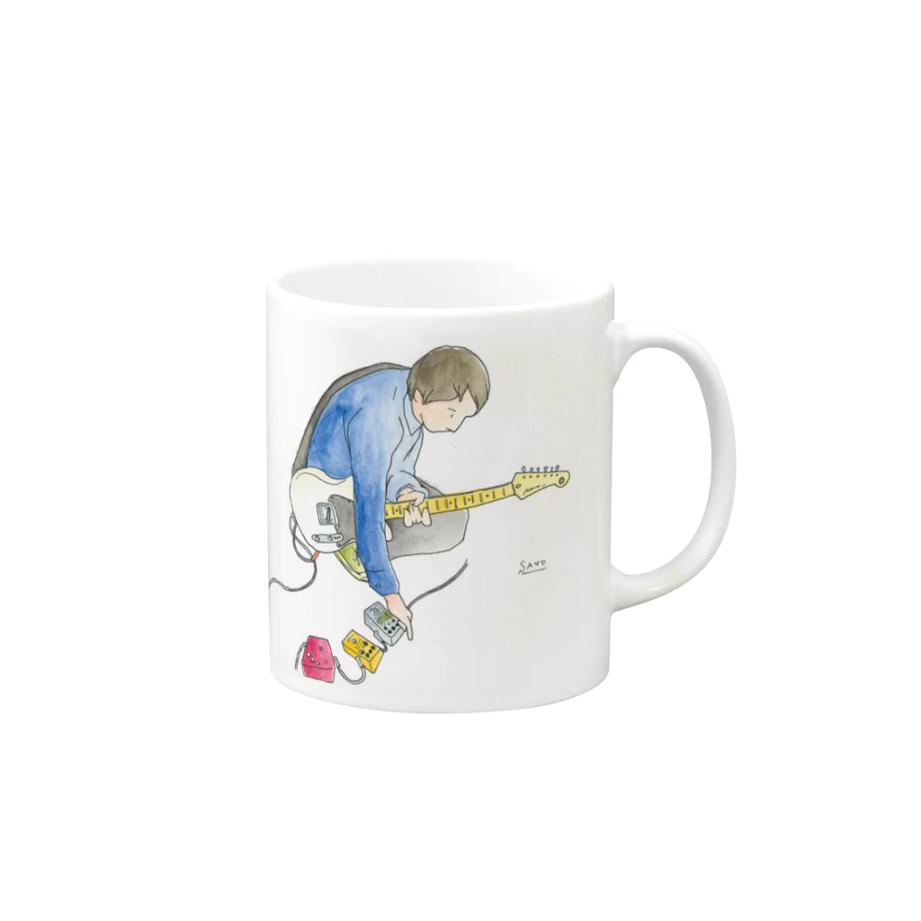 SayoのGuitarist Jeff Mug :right side of the handle