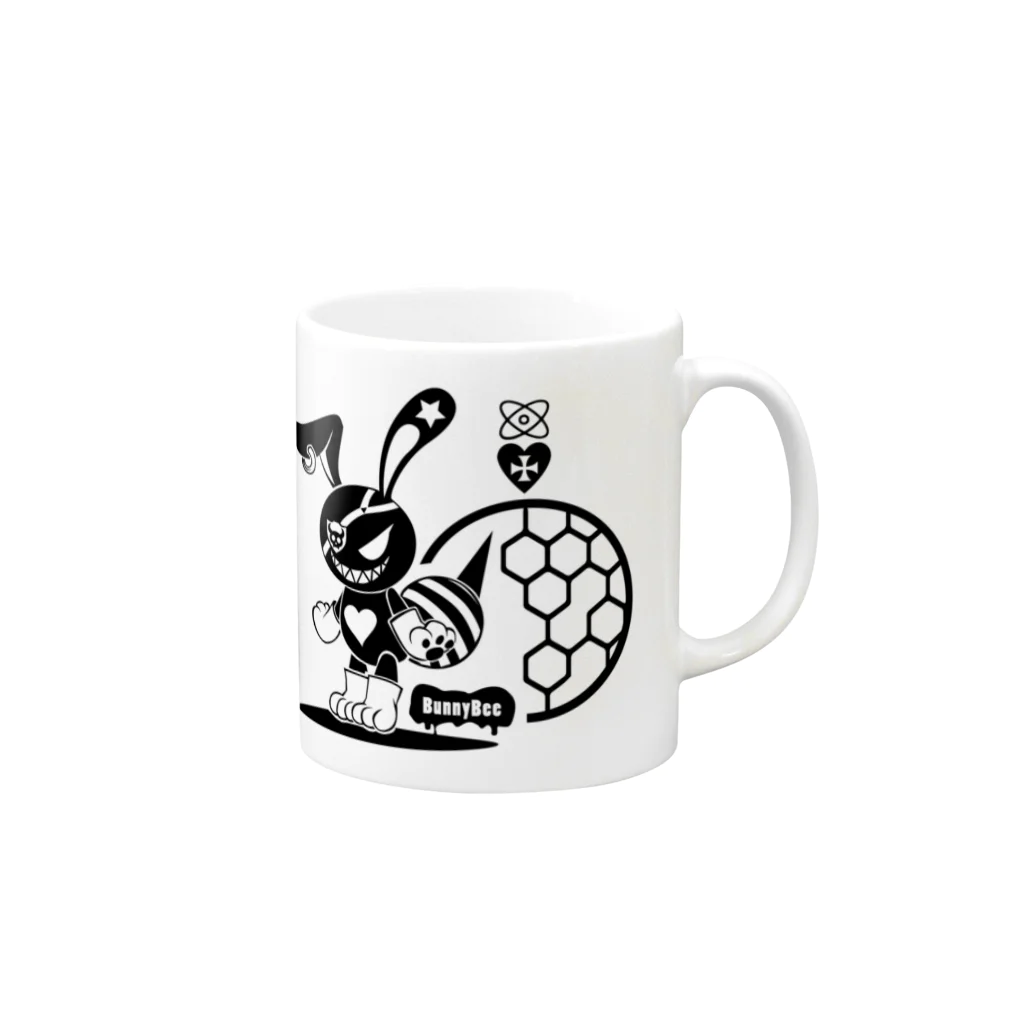 ESCHATOLOGYのバニービー・アイパッチ Mug :right side of the handle