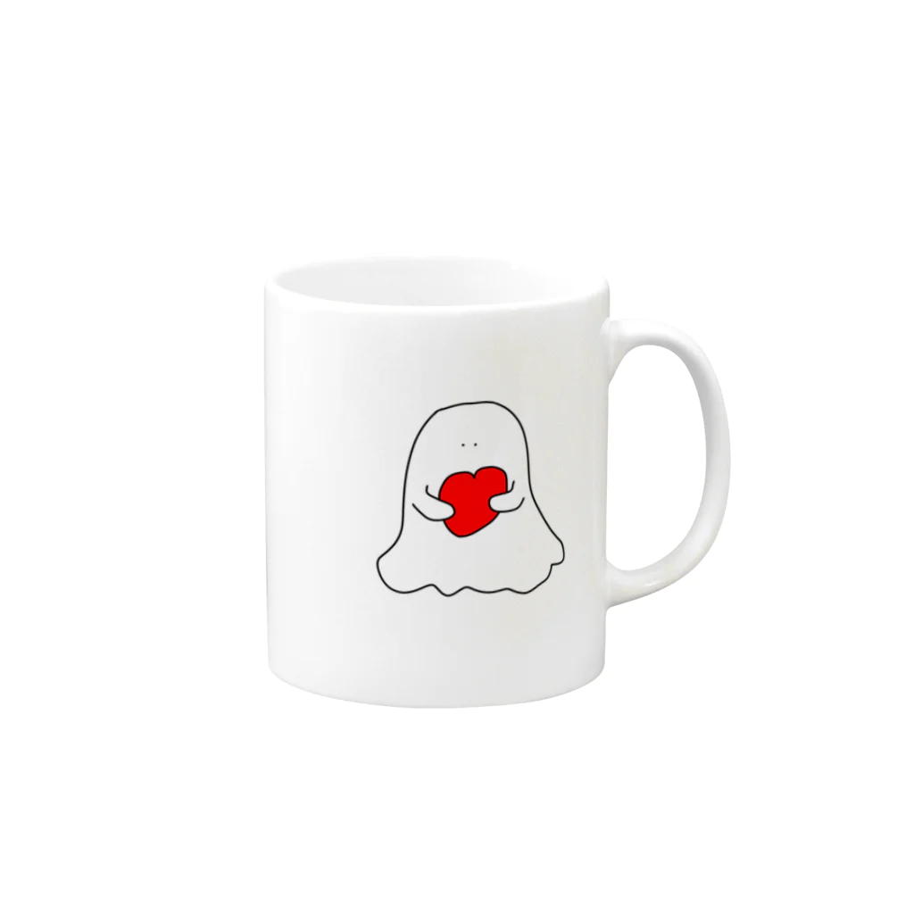 わくわくデザインSHOPのらぶばけちゃん Mug :right side of the handle