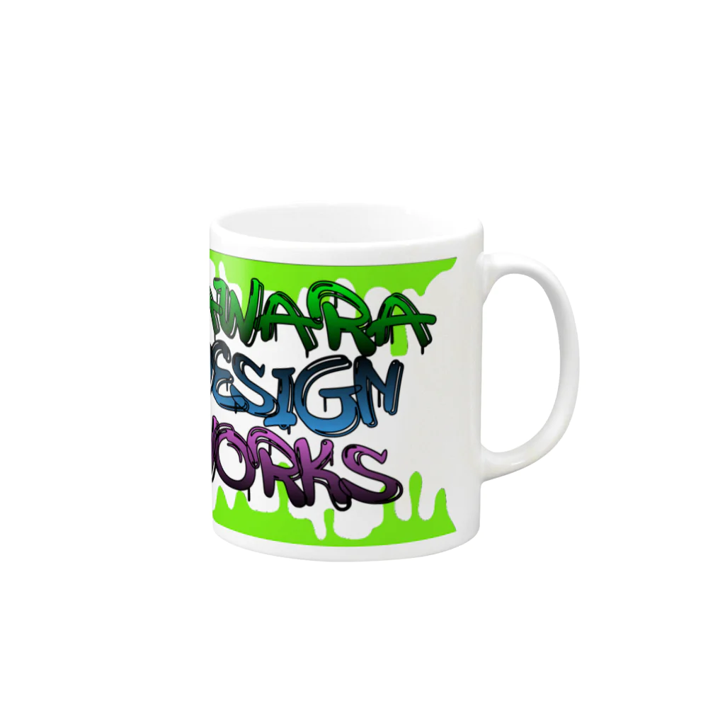 YAWARA Design WorksのYAWARA Design Works Mug :right side of the handle