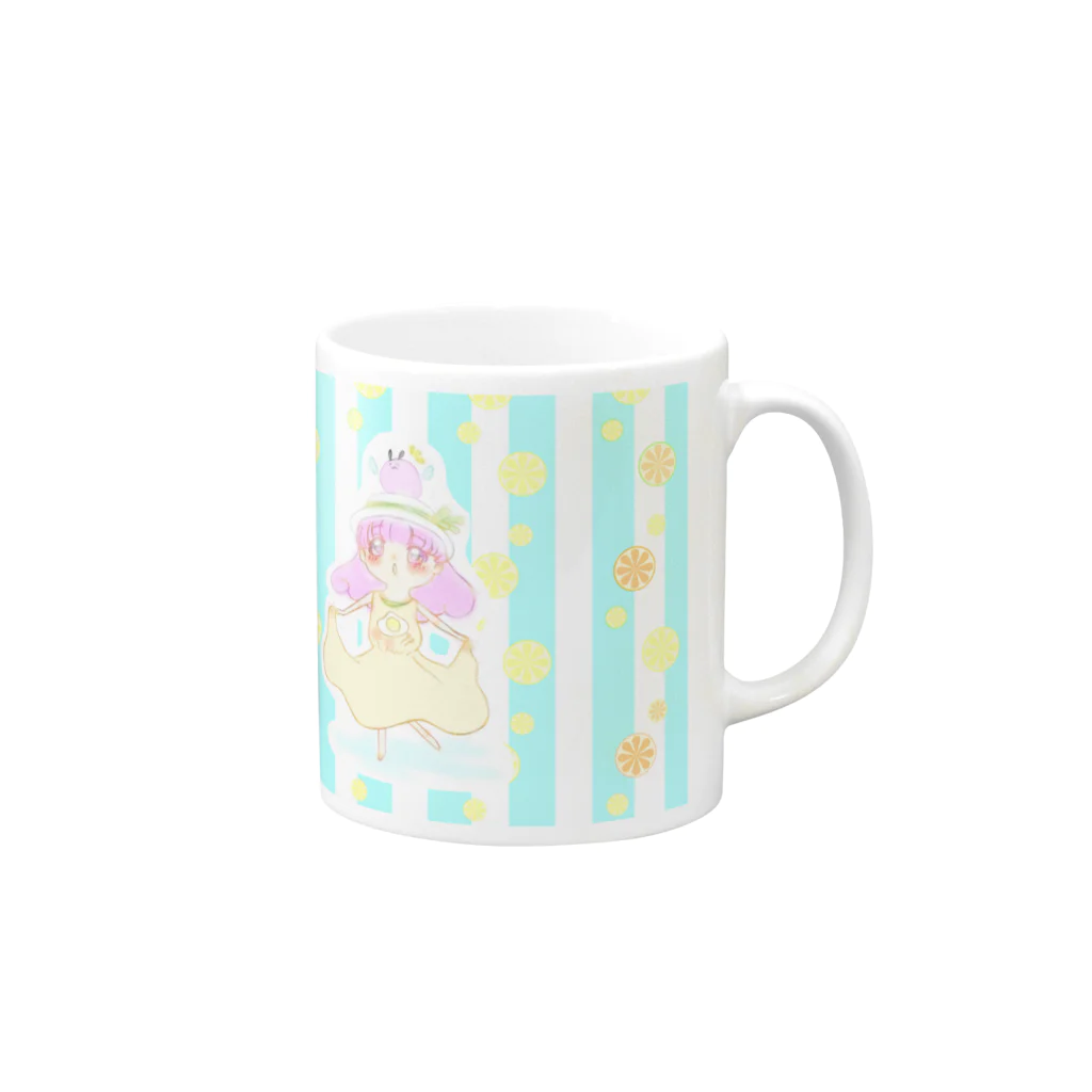 momopiss.shopのEnjoy Summer Mug :right side of the handle