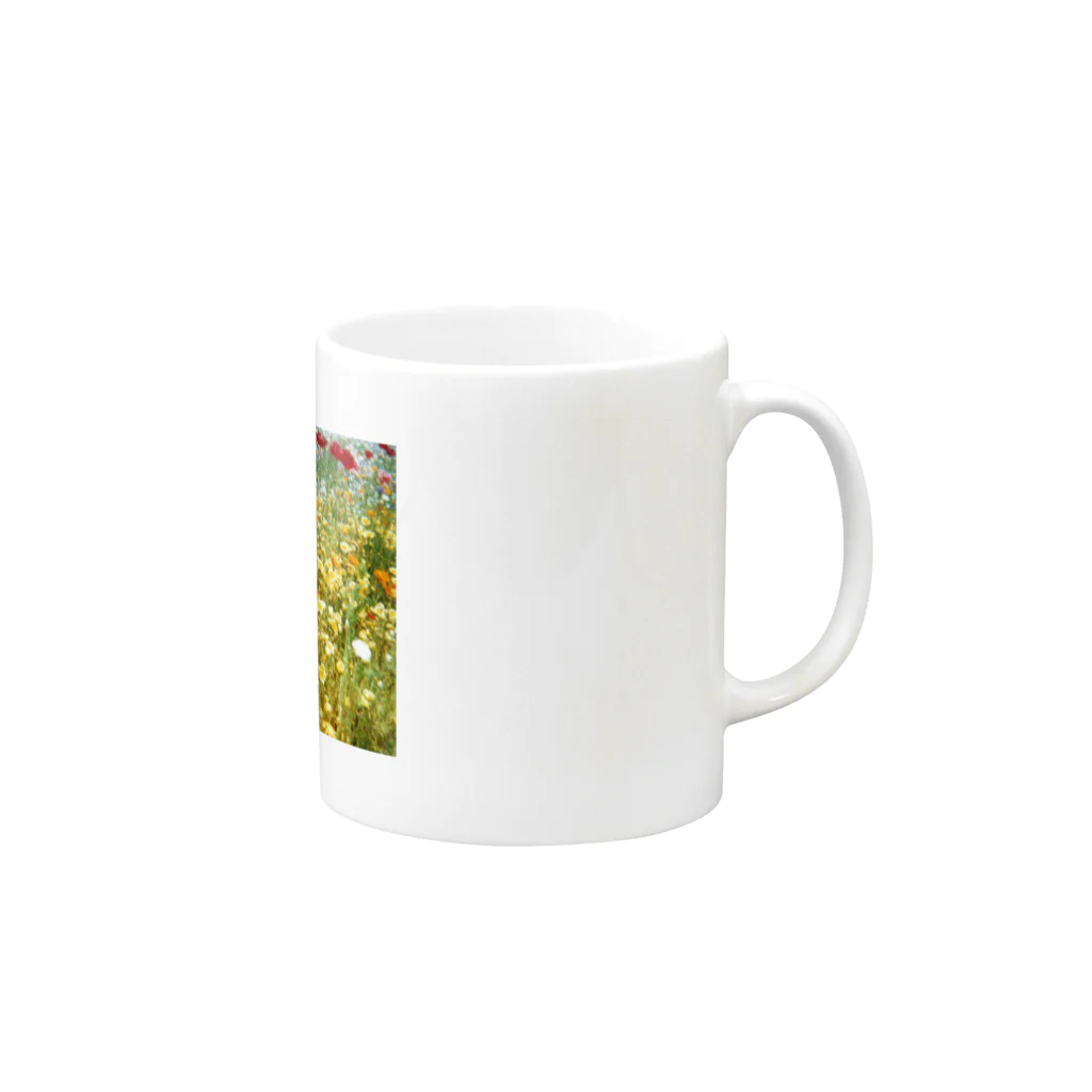 URBAN 6のflowers1 Mug :right side of the handle