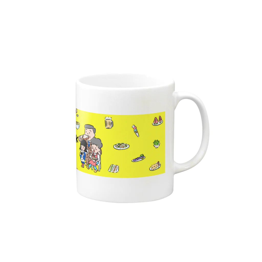 食わざるもの、DON'T WORKの食わざるもの、DON'T WORK  Mug :right side of the handle