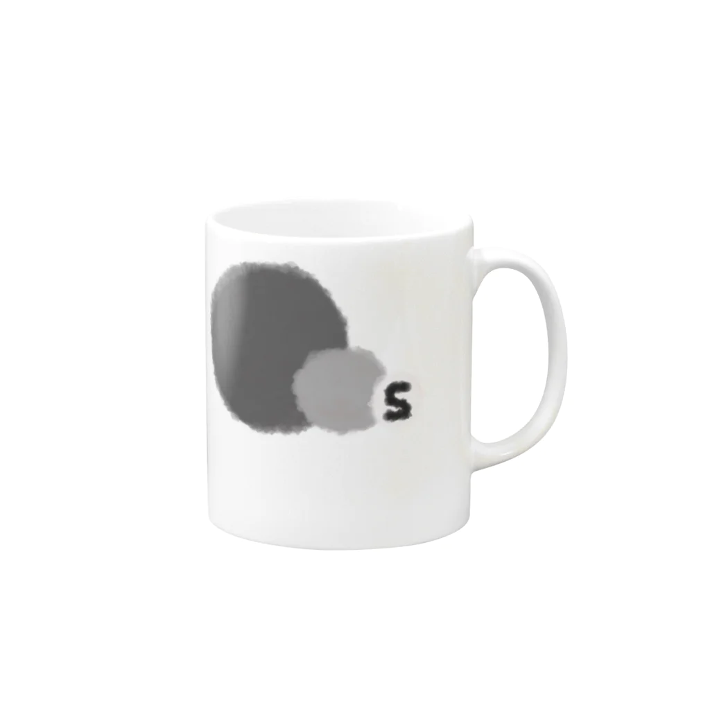 Creamsoda SHOPのイニシャル S Mug :right side of the handle