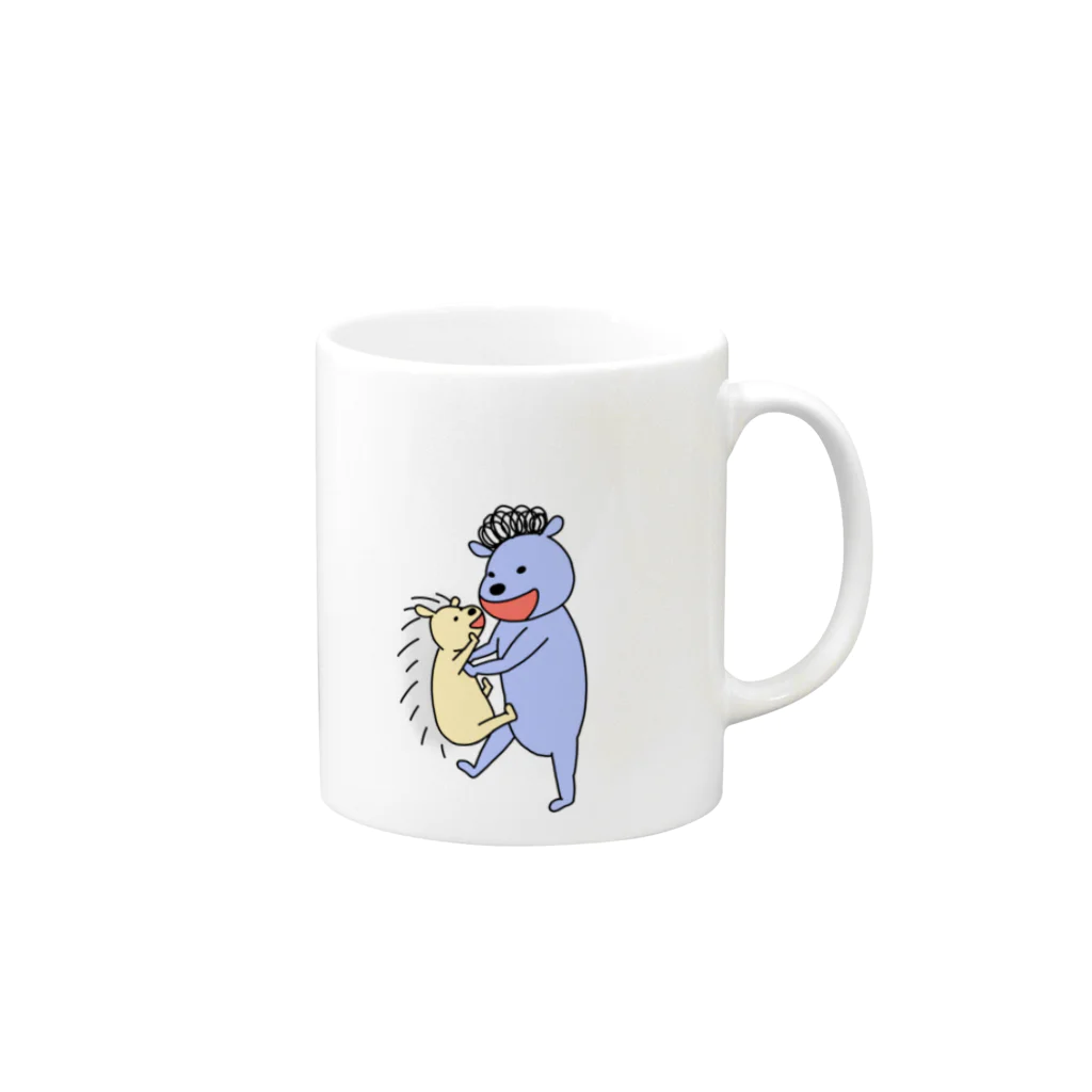 MORUのディーンとスー Mug :right side of the handle