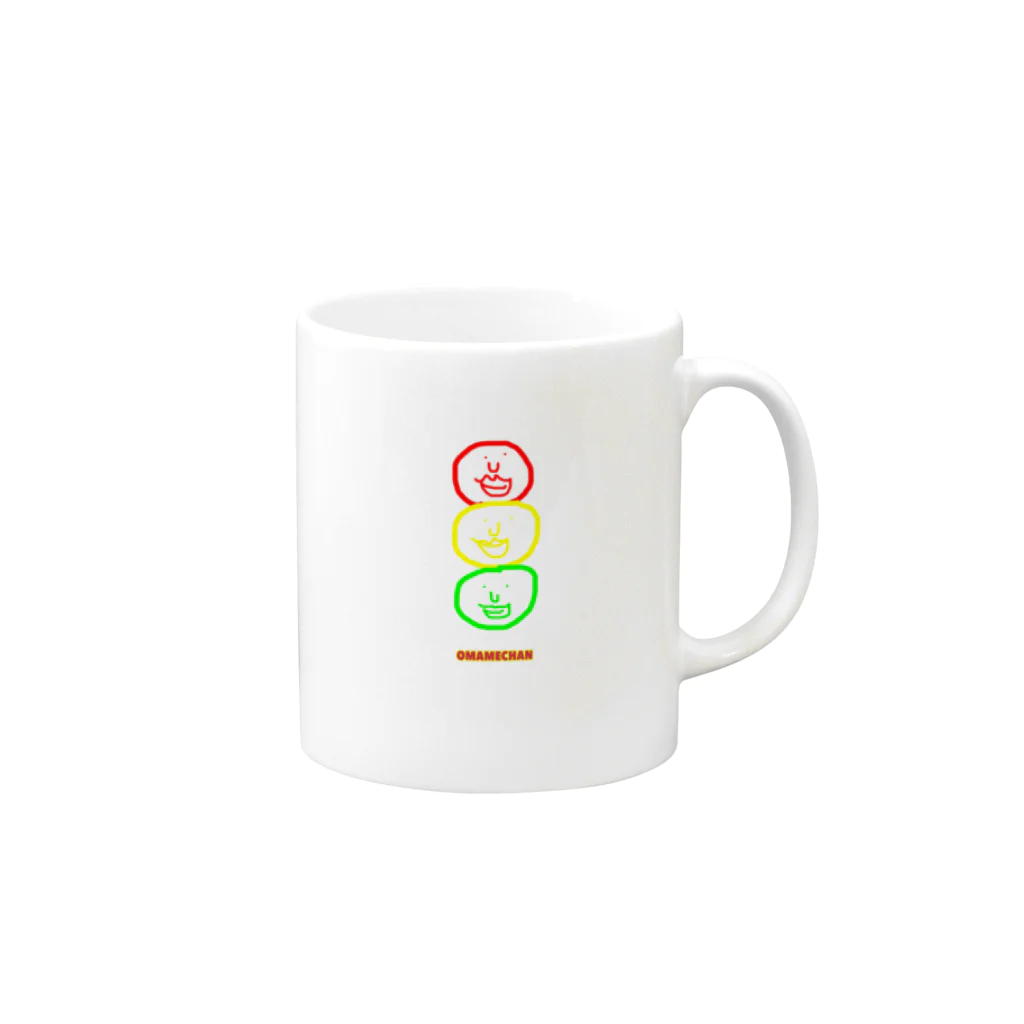 OMAMECHANの信号機OMAMECHAN Mug :right side of the handle