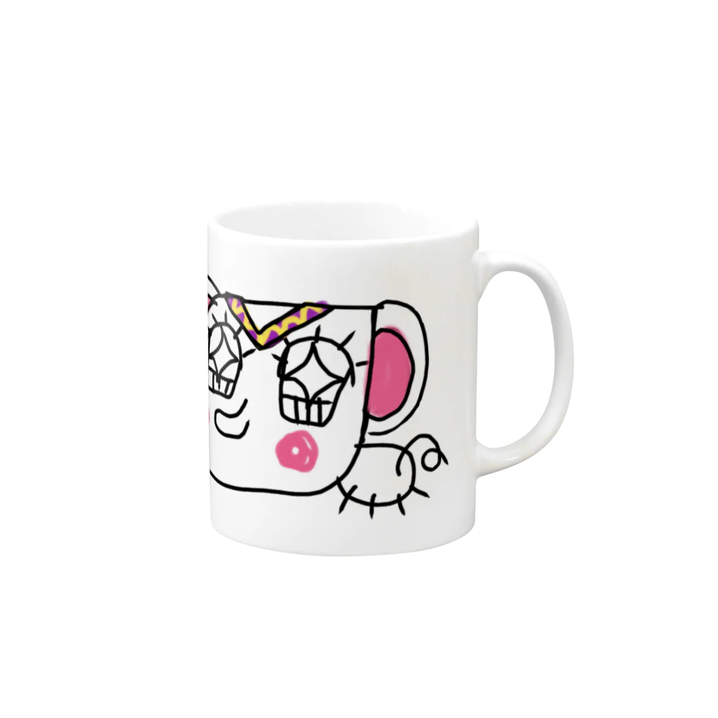 CanDraのガネちゃん♡ Mug :right side of the handle