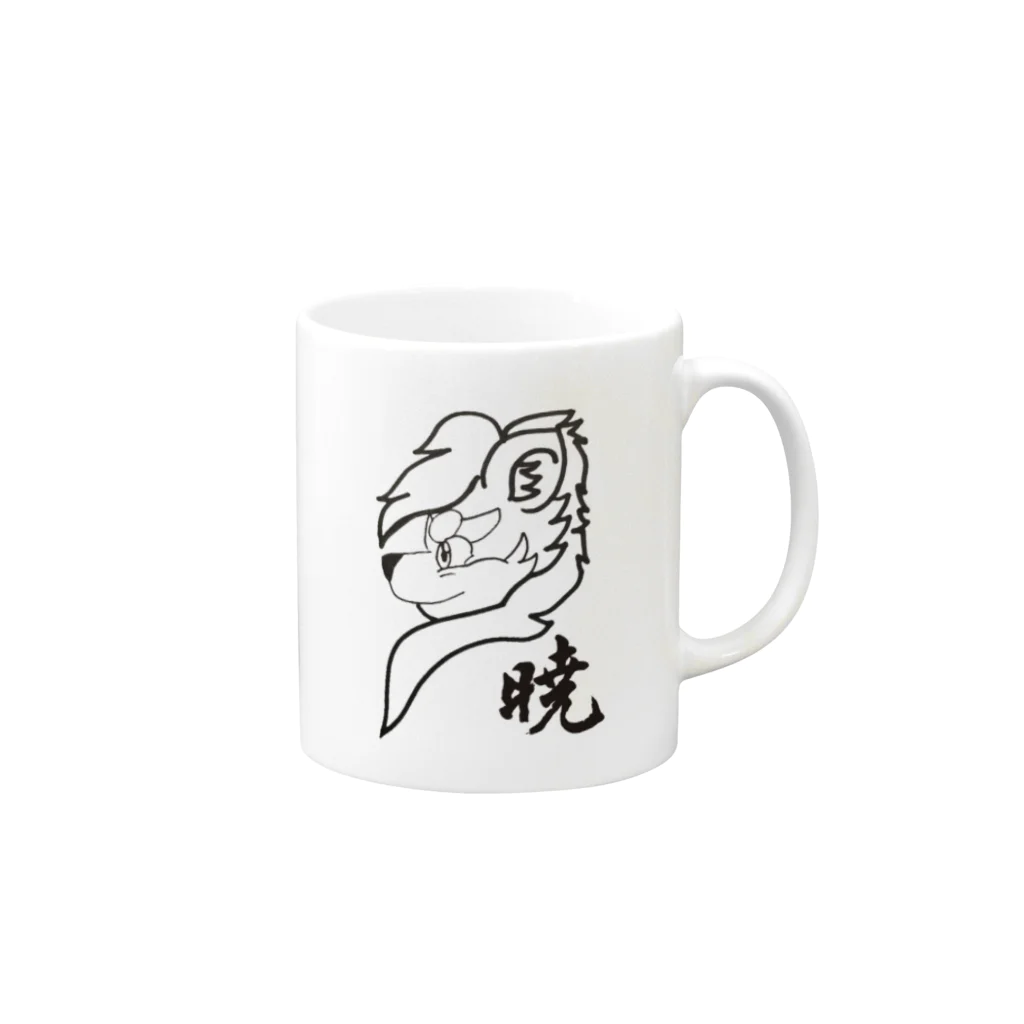 KDCの暁物販　チャリティ Mug :right side of the handle