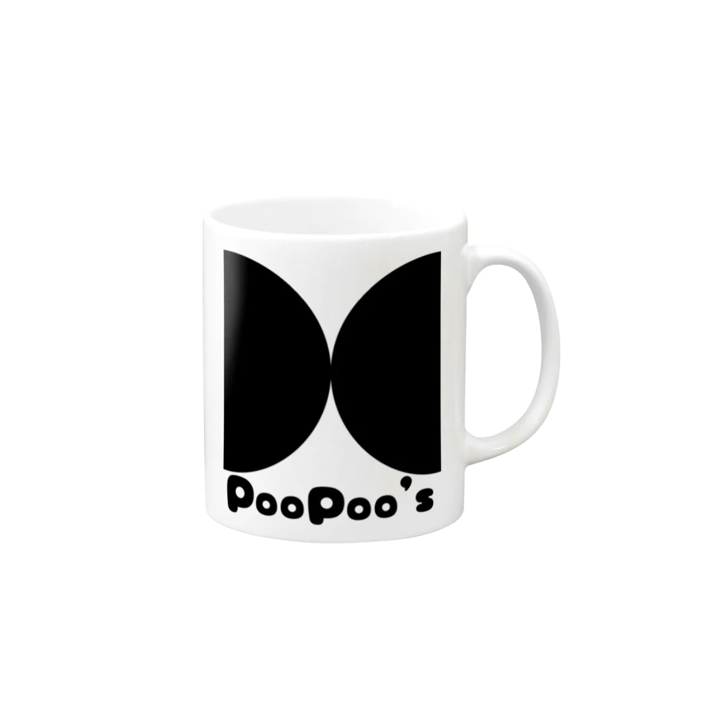 PooPoo'sのPooPoo's マグカップの取っ手の右面