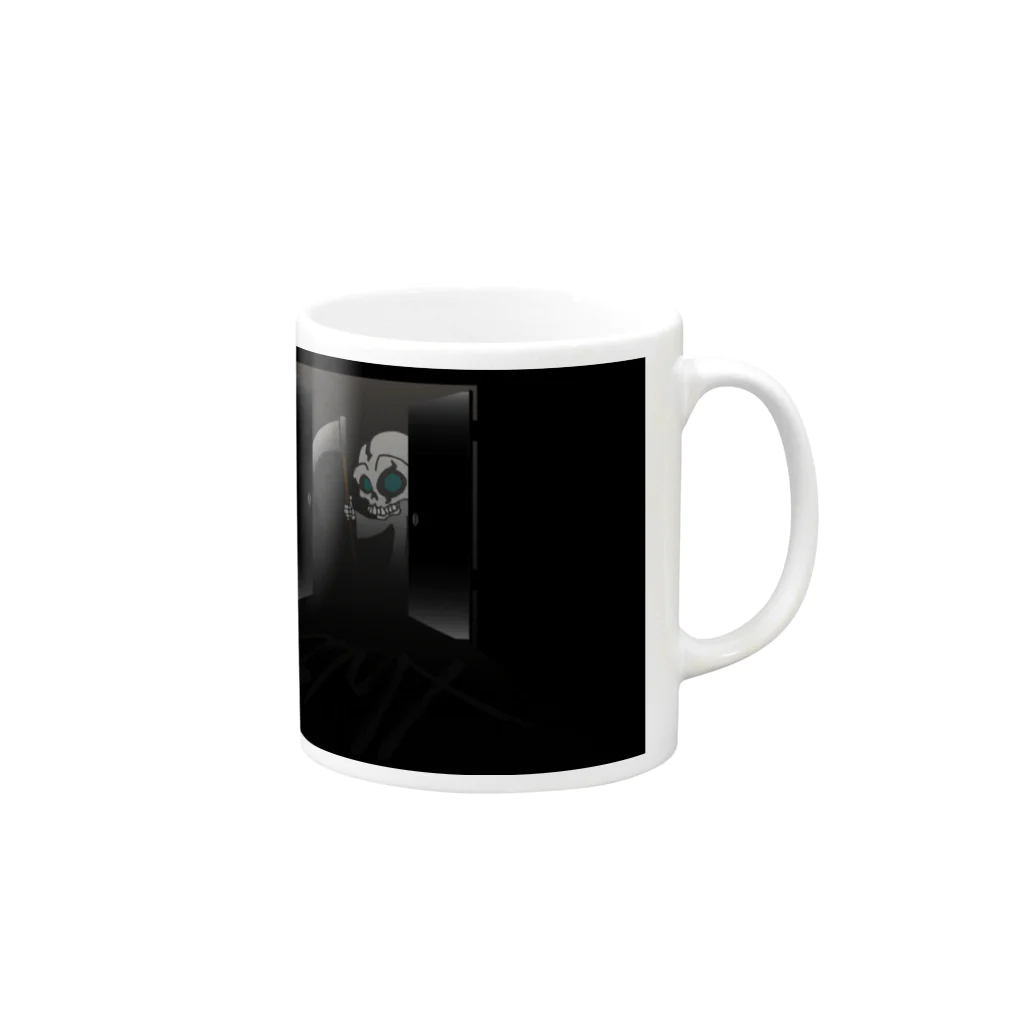 Ａ’ｚｗｏｒｋＳのDEATH's DOOR Mug :right side of the handle