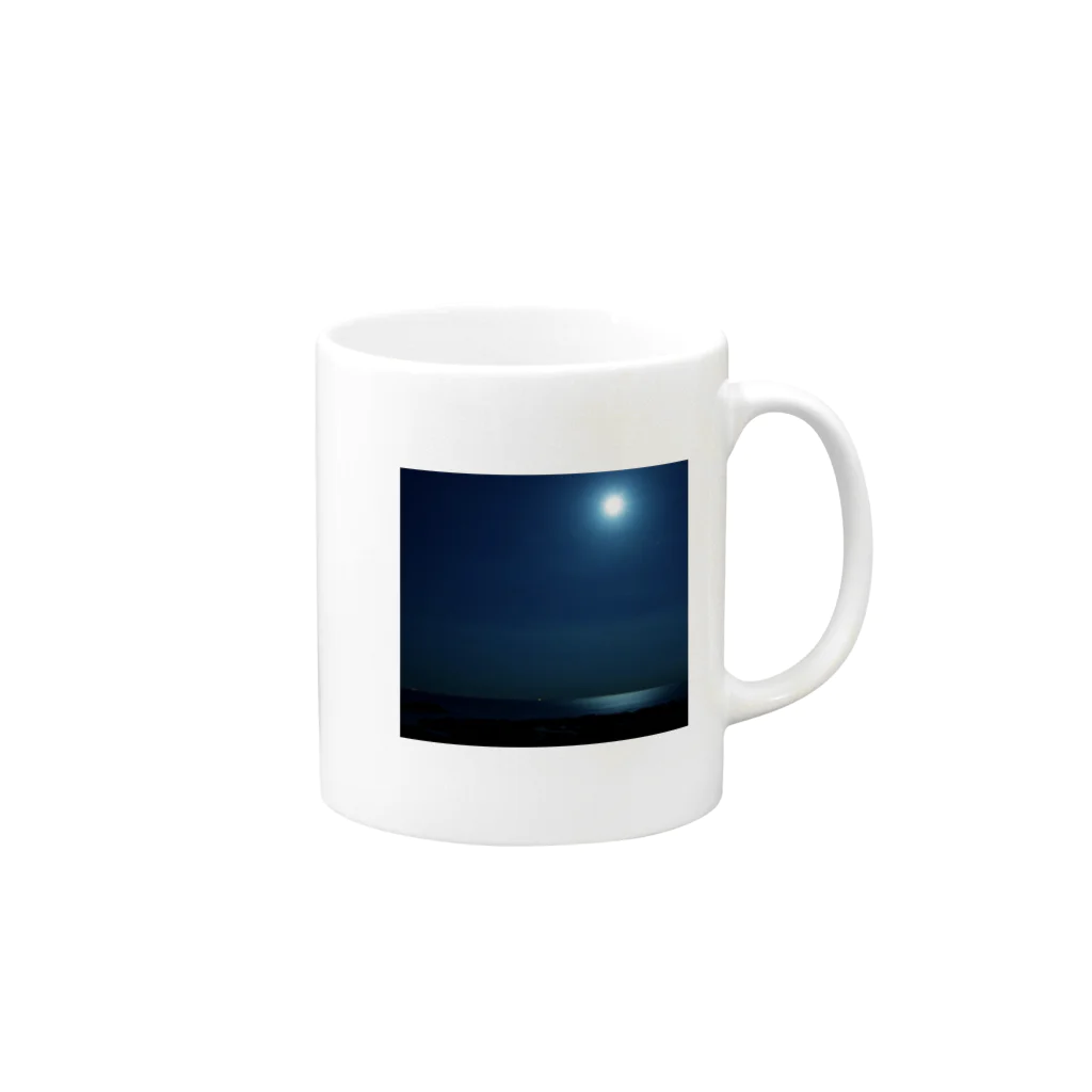 DGの月と海 Mug :right side of the handle