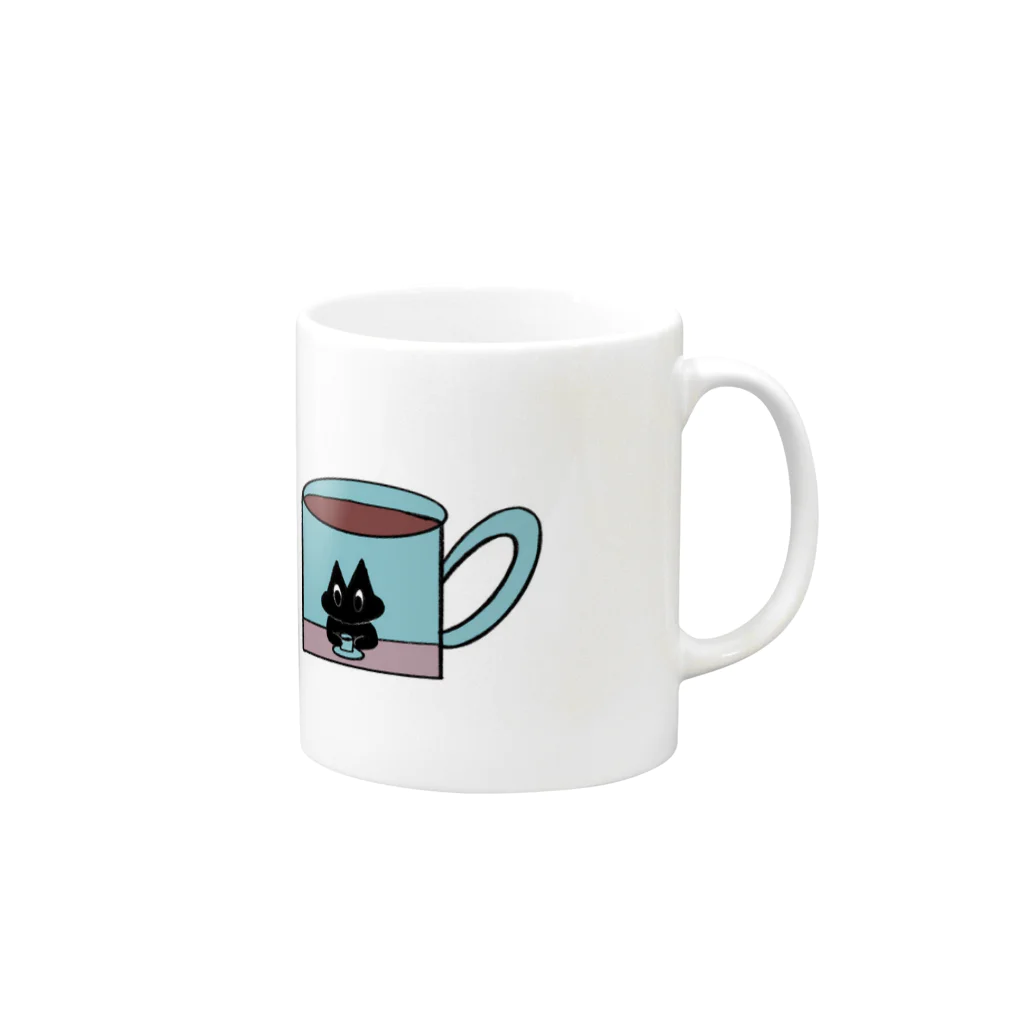 ネオンくんのネオンくんマグカップ Mug :right side of the handle