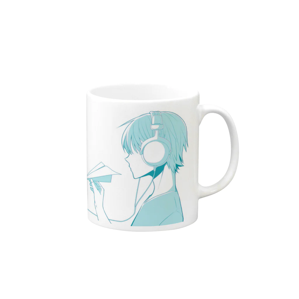 僕のそらときみと Mug :right side of the handle